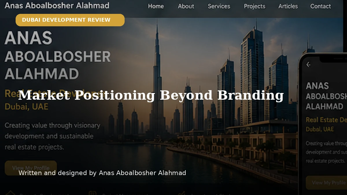 Market Positioning Beyond Branding by Anas Aboalbosher Alahmad
